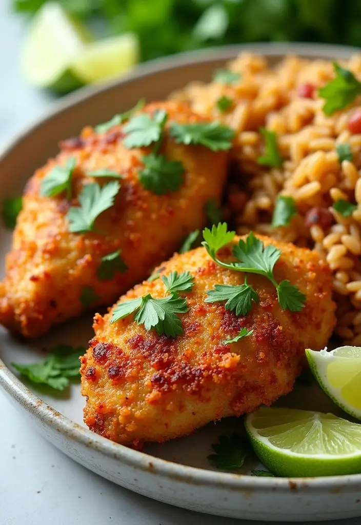 25 Air Fryer Parmesan Crusted Chicken Recipes That Crunch Perfectly 11 25 Air Fryer Parmesan Crusted Chicken Recipes That Crunch Perfectly - 10. Air Fryer Chicken with Cilantro Lime