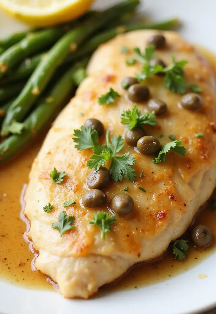 25 Air Fryer Parmesan Crusted Chicken Recipes That Crunch Perfectly 14 25 Air Fryer Parmesan Crusted Chicken Recipes That Crunch Perfectly - 13. Air Fryer Chicken Piccata