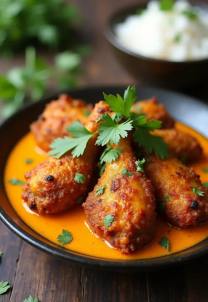 25 Air Fryer Parmesan Crusted Chicken Recipes That Crunch Perfectly 18 25 Air Fryer Parmesan Crusted Chicken Recipes That Crunch Perfectly - 17. Thai Coconut Curry Air Fryer Chicken