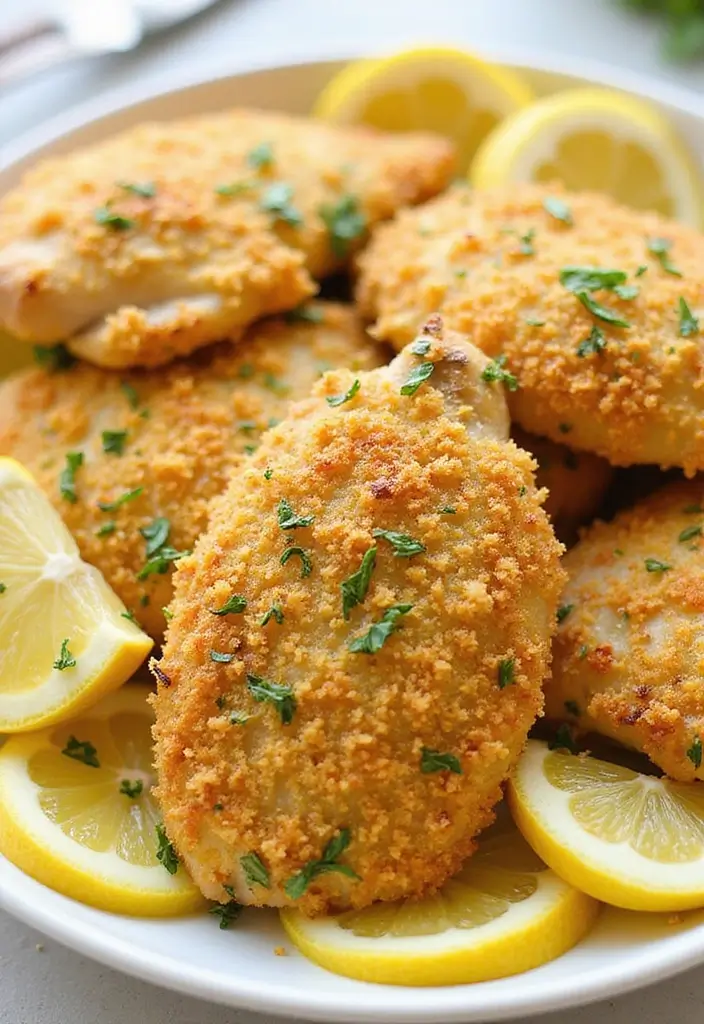 25 Air Fryer Parmesan Crusted Chicken Recipes That Crunch Perfectly 3 25 Air Fryer Parmesan Crusted Chicken Recipes That Crunch Perfectly - 2. Zesty Lemon Herb Air Fryer Chicken