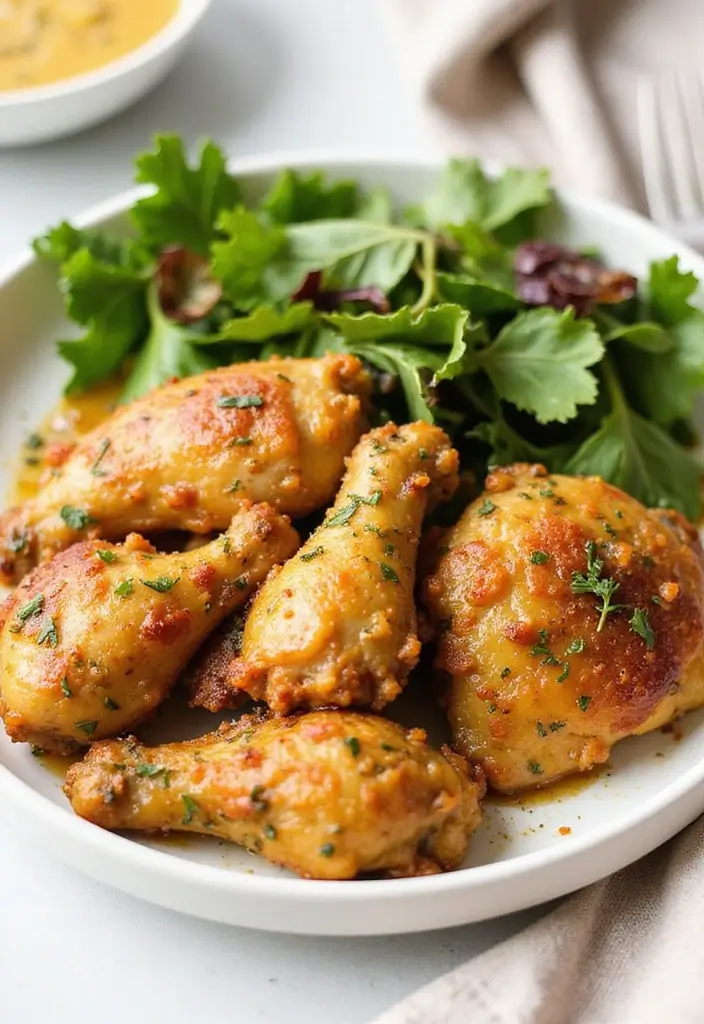 25 Air Fryer Parmesan Crusted Chicken Recipes That Crunch Perfectly 25 25 Air Fryer Parmesan Crusted Chicken Recipes That Crunch Perfectly - 24. Air Fryer Chicken with Herb Mustard Marinade