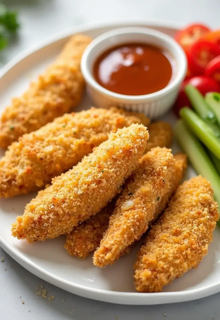 25 Air Fryer Parmesan Crusted Chicken Recipes That Crunch Perfectly 4 25 Air Fryer Parmesan Crusted Chicken Recipes That Crunch Perfectly - 3. Air Fryer Parmesan Crusted Chicken Tenders