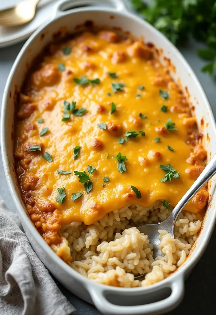 27 Canned Chicken and Rice Recipes That Are Surprisingly Delicious - 1. Creamy Chicken and Rice Casserole