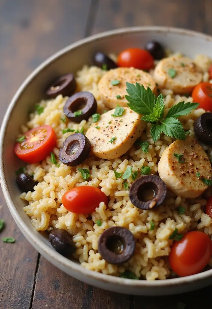 27 Canned Chicken and Rice Recipes That Are Surprisingly Delicious - 10. Mediterranean Chicken and Rice