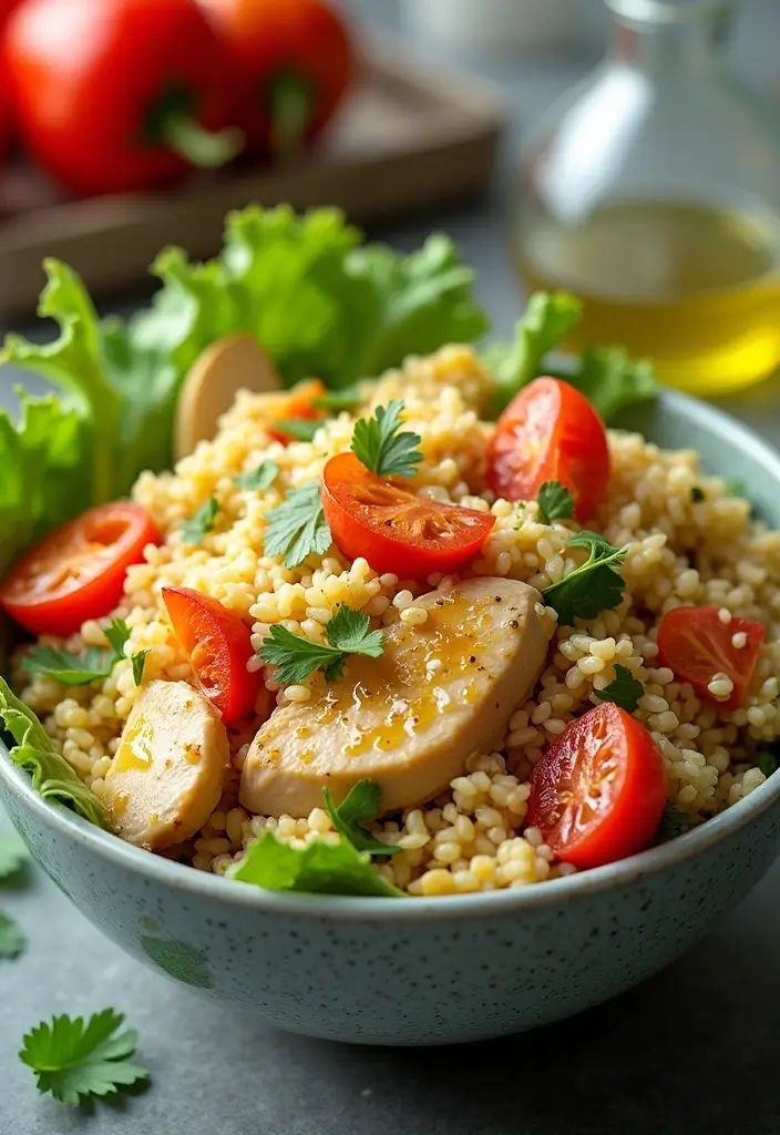 27 Canned Chicken and Rice Recipes That Are Surprisingly Delicious - 12. Chicken and Rice Salad