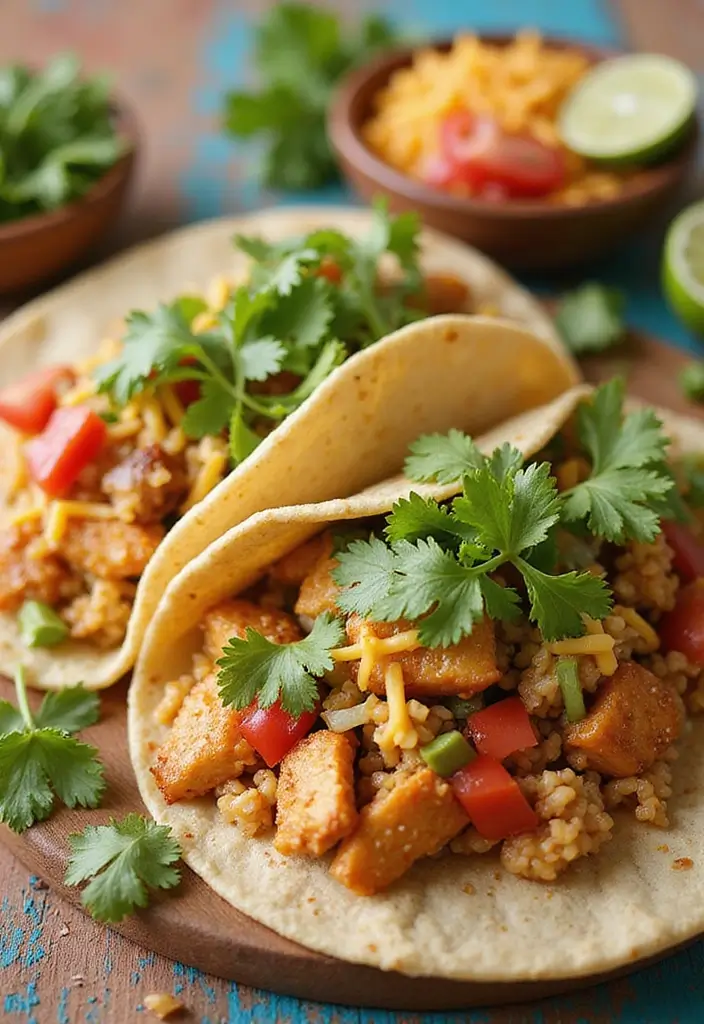 27 Canned Chicken and Rice Recipes That Are Surprisingly Delicious - 18. Chicken and Rice Tacos