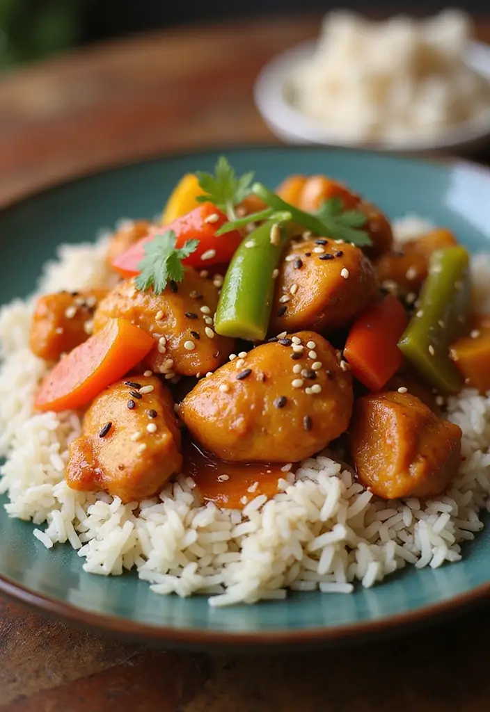 27 Canned Chicken and Rice Recipes That Are Surprisingly Delicious - 22. Sweet and Sour Chicken and Rice