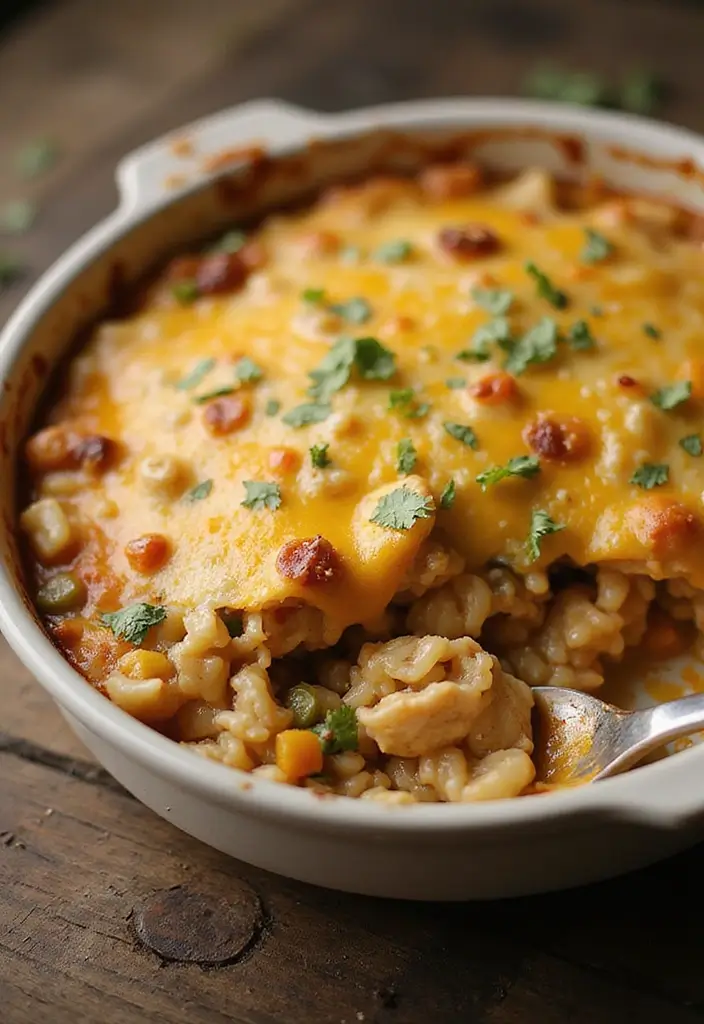 27 Canned Chicken and Rice Recipes That Are Surprisingly Delicious - 23. Chicken and Rice Bake with Vegetables