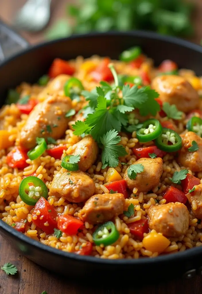 27 Canned Chicken and Rice Recipes That Are Surprisingly Delicious - 5. Spicy Chicken and Rice Skillet