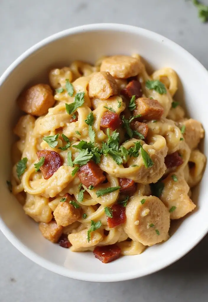 27 Chicken Bacon Carbonara Pasta Recipes That Taste Divine - 17. Coconut Chicken Bacon Carbonara