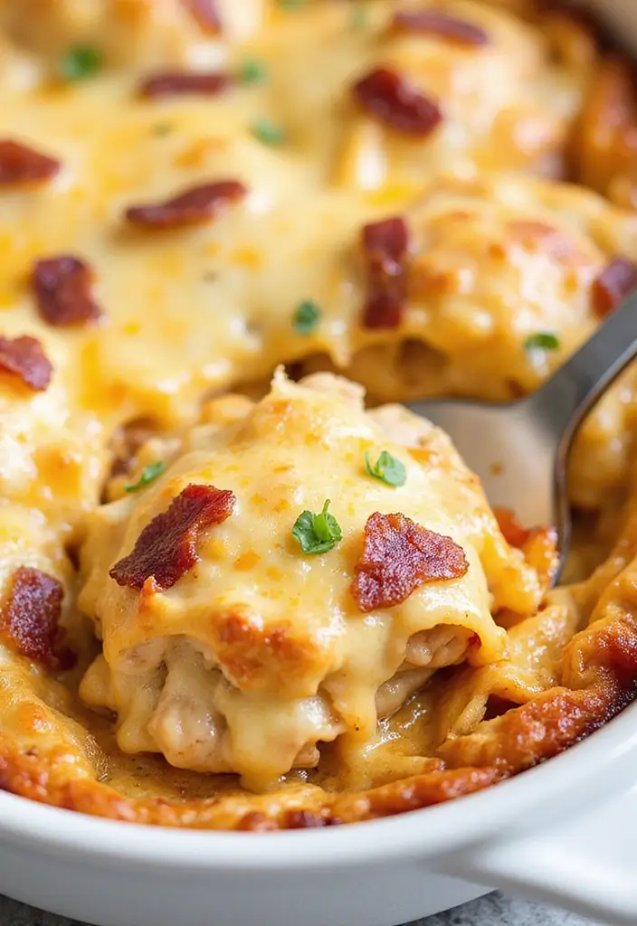 27 Chicken Bacon Carbonara Pasta Recipes That Taste Divine - 7. Chicken Bacon Carbonara Bake