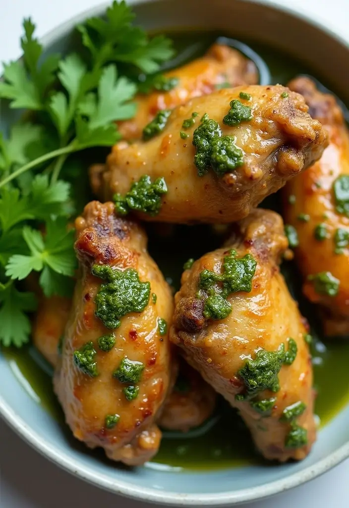 27 Chicken Wing Sauce Recipes That Elevate Every Bite 35 27 Chicken Wing Sauce Recipes That Elevate Every Bite - 19. Chimmichurri Wing Sauce