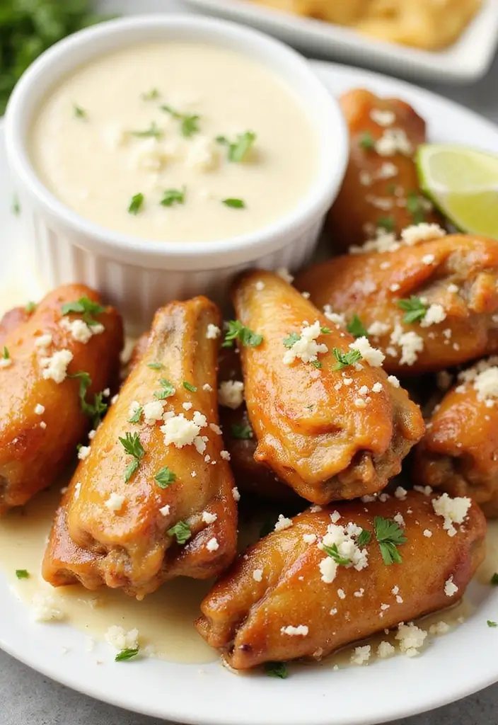 27 Chicken Wing Sauce Recipes That Elevate Every Bite 22 27 Chicken Wing Sauce Recipes That Elevate Every Bite - 6. Garlic Parmesan Wing Sauce