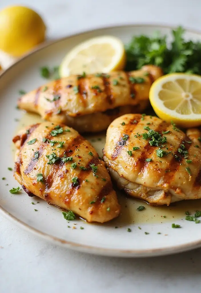 27 Chicken and Steak Recipes That Satisfy Any Craving - 1. Grilled Lemon Herb Chicken
