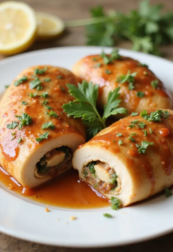 27 Chicken and Steak Recipes That Satisfy Any Craving - 16. Stuffed Chicken Breasts