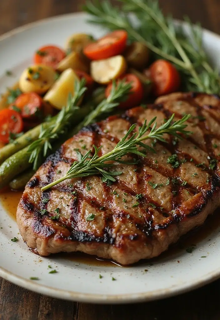27 Chicken and Steak Recipes That Satisfy Any Craving - 19. Rosemary Garlic Grilled Steak