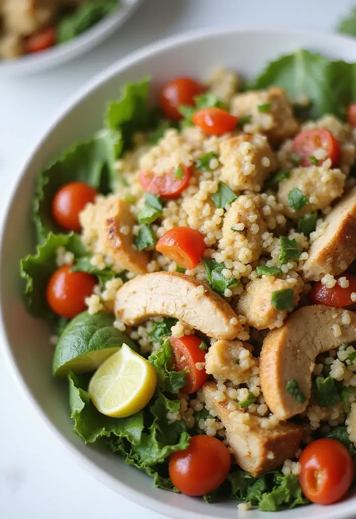 27 Chicken and Steak Recipes That Satisfy Any Craving - 25. Chicken Quinoa Salad