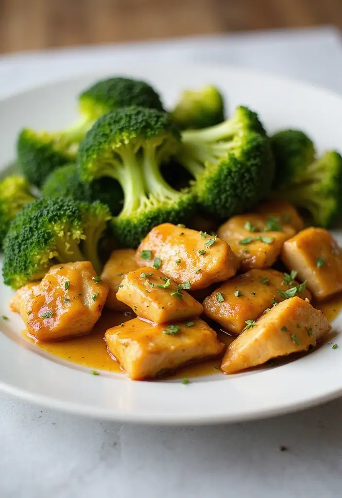 27 Chicken and Steak Recipes That Satisfy Any Craving - 4. Honey Mustard Chicken and Broccoli