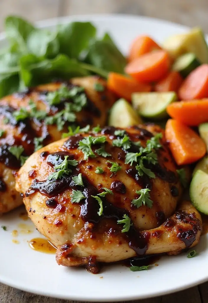 27 Chicken and Steak Recipes That Satisfy Any Craving - 7. Balsamic Glazed Chicken