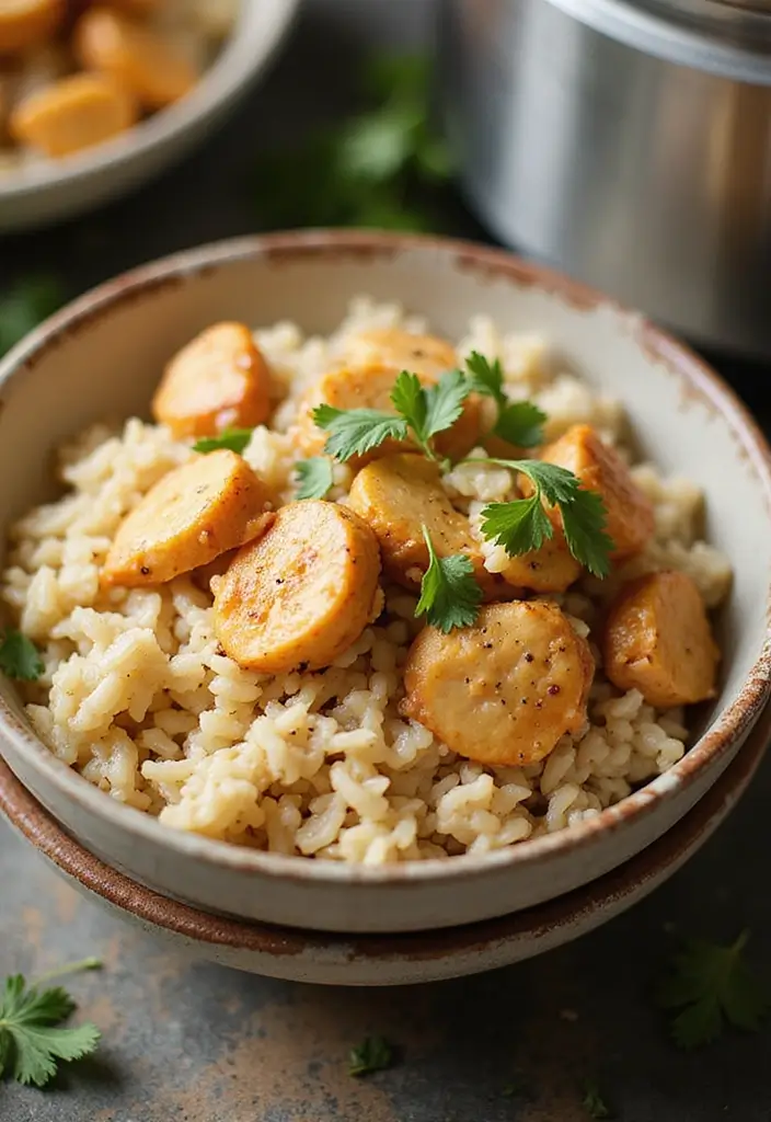 27 Chicken and Steak Recipes That Satisfy Any Craving - 9. Instant Pot Chicken and Rice