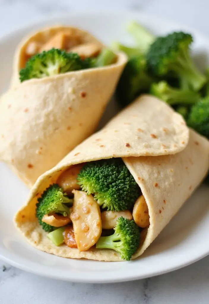 27 Honey Mustard Chicken Wrap Recipes That Are Quick & Protein-Packed 24 27 Honey Mustard Chicken Wrap Recipes That Are Quick & Protein-Packed - 23. Honey Mustard Chicken and Broccoli Wrap