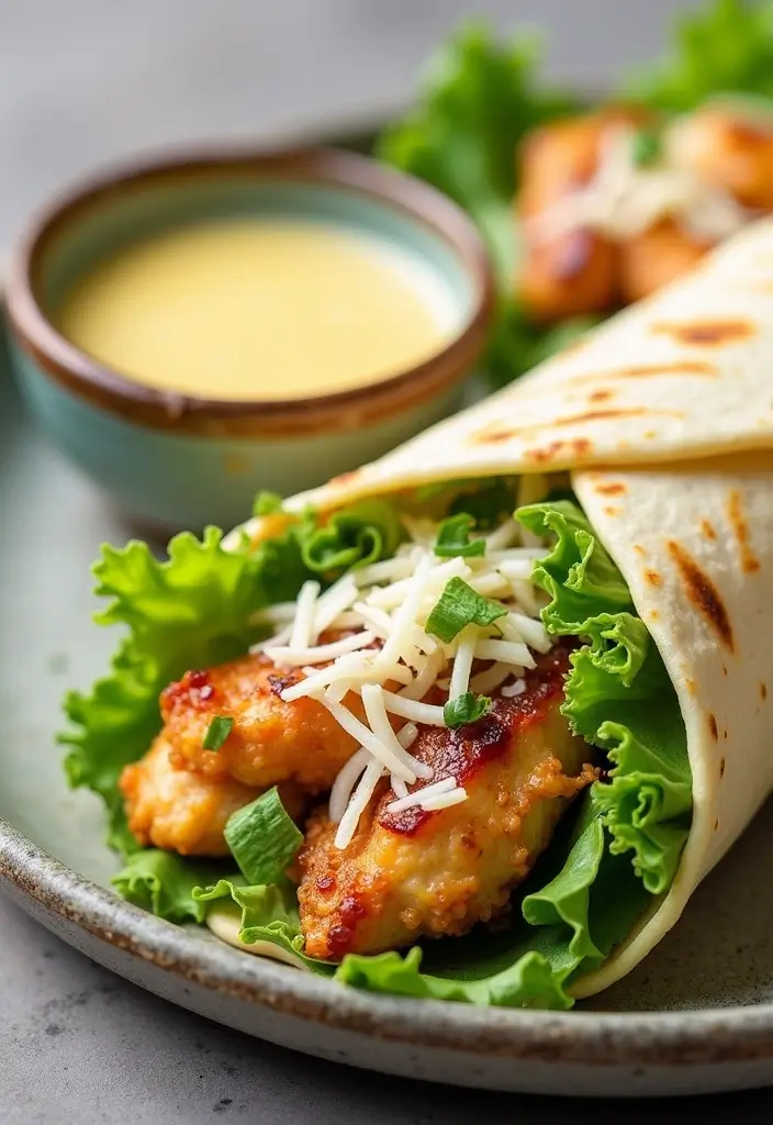 27 Honey Mustard Chicken Wrap Recipes That Are Quick & Protein-Packed 6 27 Honey Mustard Chicken Wrap Recipes That Are Quick & Protein-Packed - 5. Honey Mustard Chicken Caesar Wrap