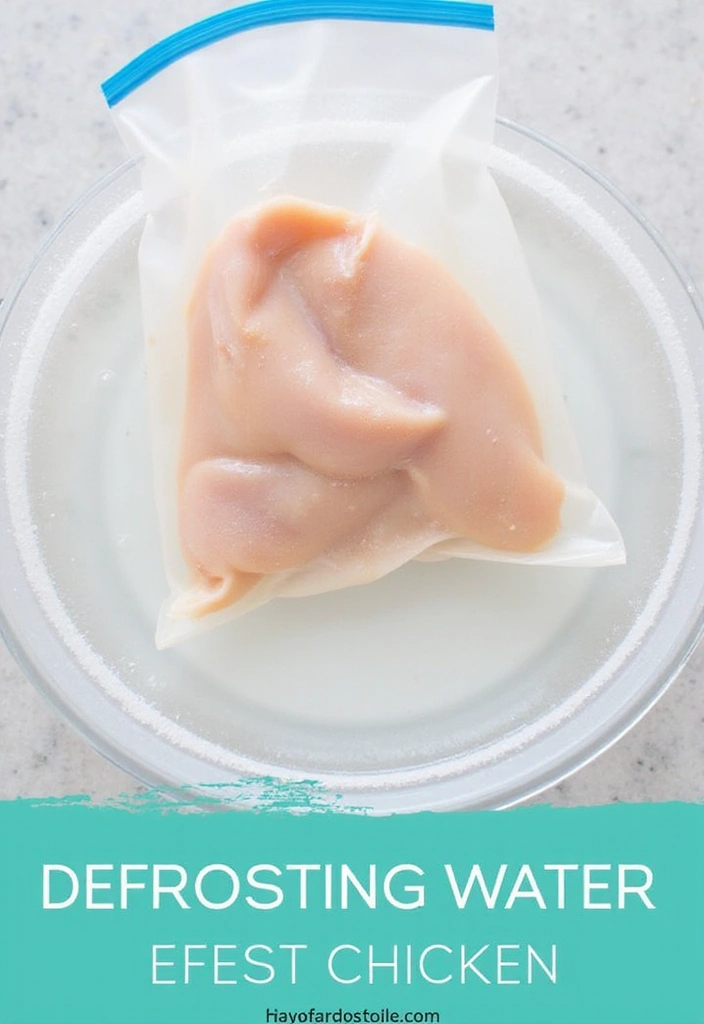 27 How to Defrost Chicken Quickly Without Losing Quality 2 27 How to Defrost Chicken Quickly Without Losing Quality - 1. The Cold Water Method