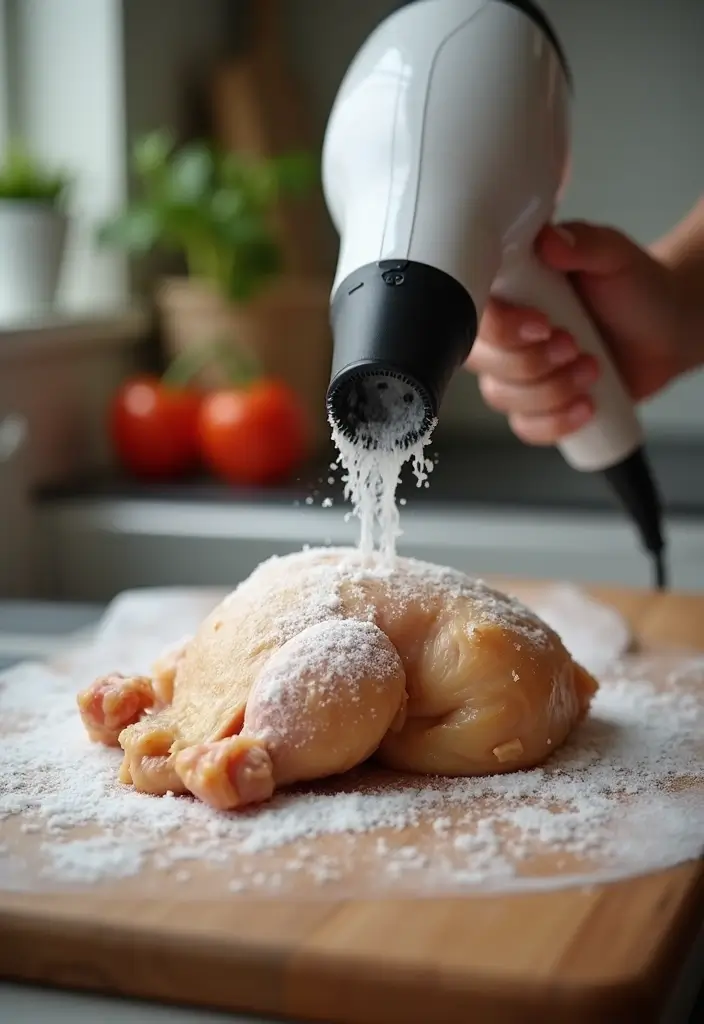 27 How to Defrost Chicken Quickly Without Losing Quality 14 27 How to Defrost Chicken Quickly Without Losing Quality - 13. Thawing Chicken with a Blow Dryer