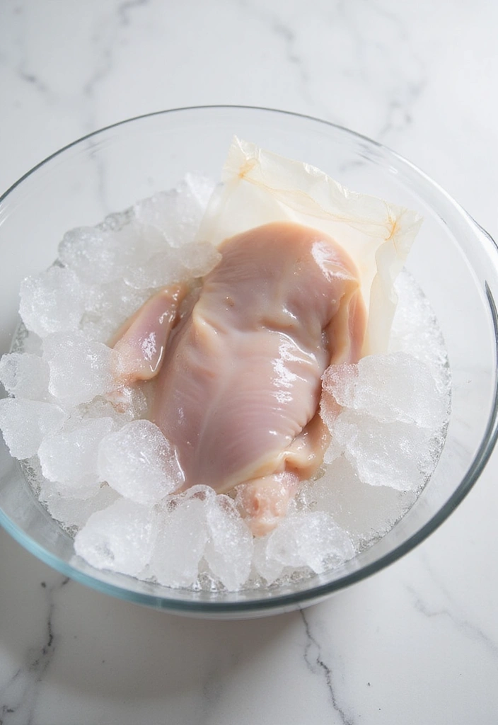 27 How to Defrost Chicken Quickly Without Losing Quality 20 27 How to Defrost Chicken Quickly Without Losing Quality - 19. Thawing Chicken Using an Ice Bath