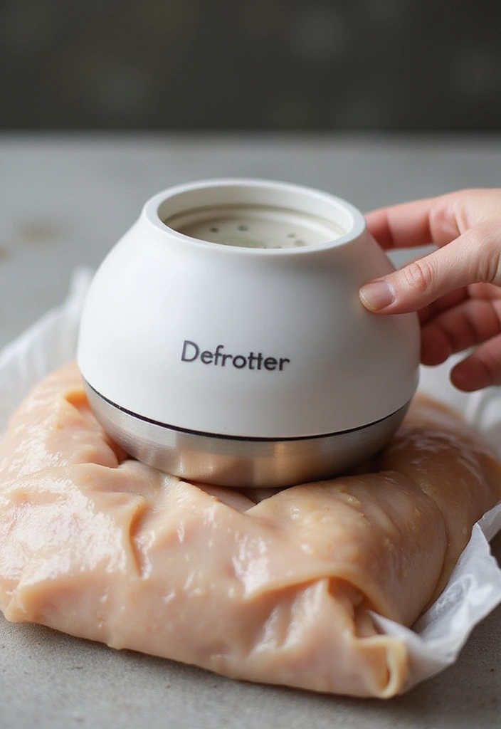 27 How to Defrost Chicken Quickly Without Losing Quality 25 27 How to Defrost Chicken Quickly Without Losing Quality - 24. Magnetic Defroster Appliance