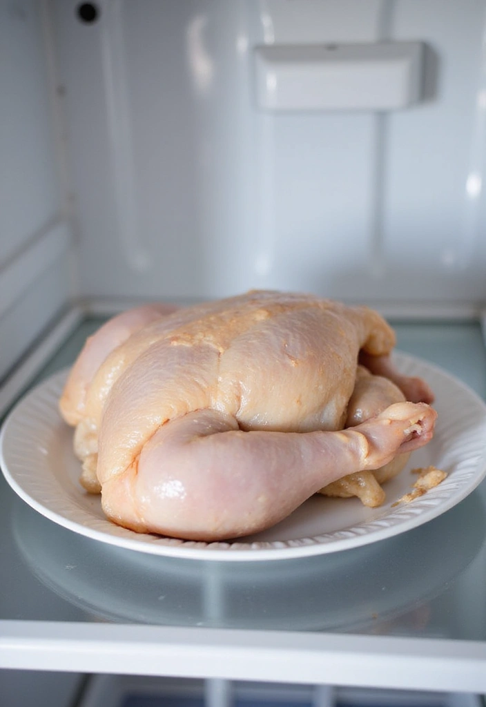 27 How to Defrost Chicken Quickly Without Losing Quality 4 27 How to Defrost Chicken Quickly Without Losing Quality - 3. The Refrigerator Method (If You Have Time)