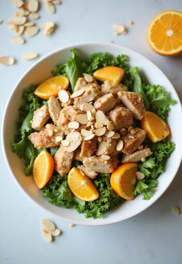 27 Orange Chicken Recipe Healthy Versions That Feel Fresh & Light - 11. Crispy Orange Chicken Salad