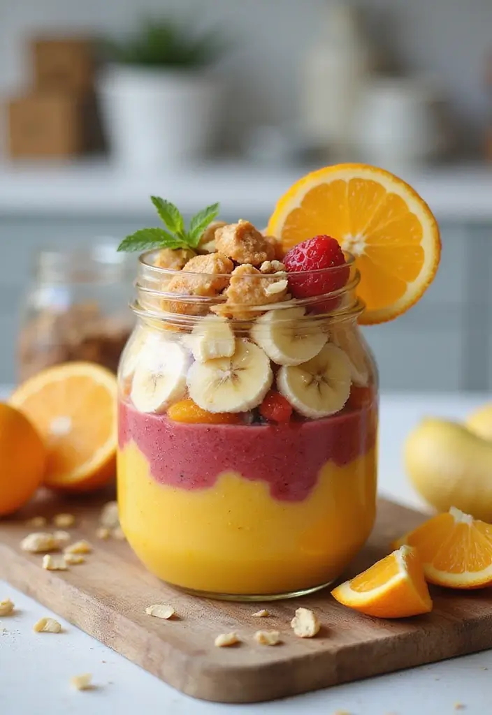 27 Orange Chicken Recipe Healthy Versions That Feel Fresh & Light - 27. Orange Chicken Smoothie Bowl