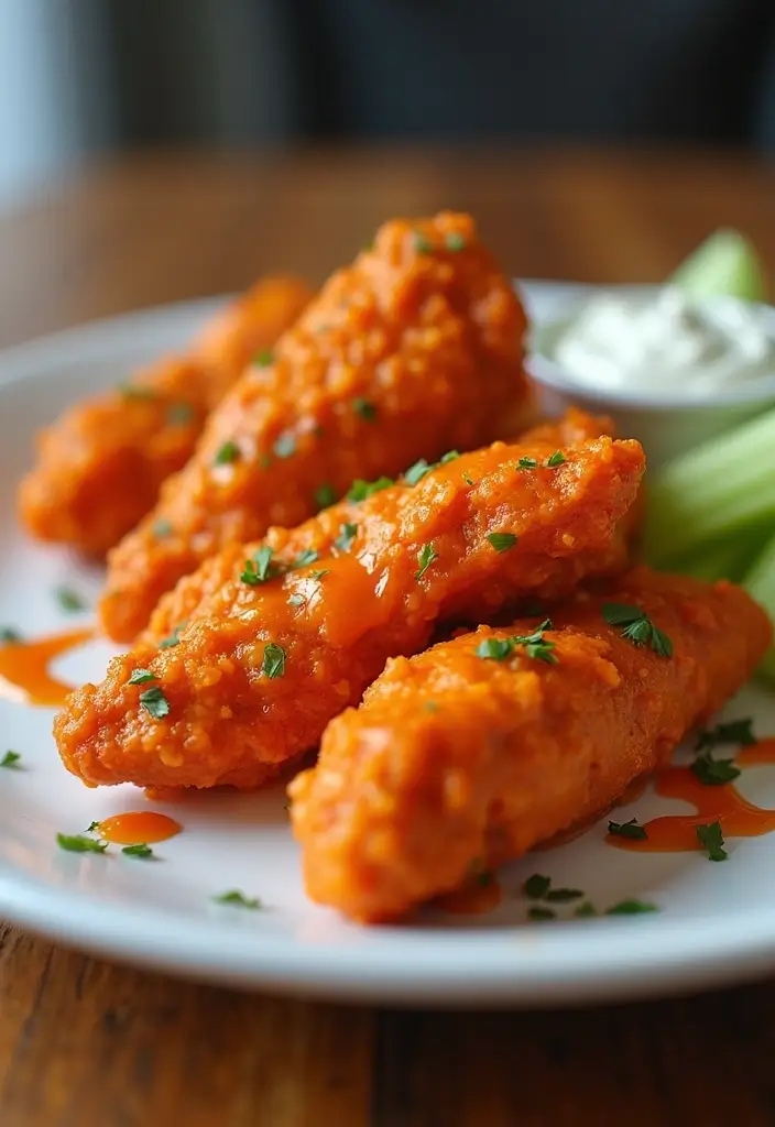 27 Recipes for Chicken Tenders That Are Juicy & Homemade 19 27 Recipes for Chicken Tenders That Are Juicy & Homemade - 3. Spicy Buffalo Chicken Tenders