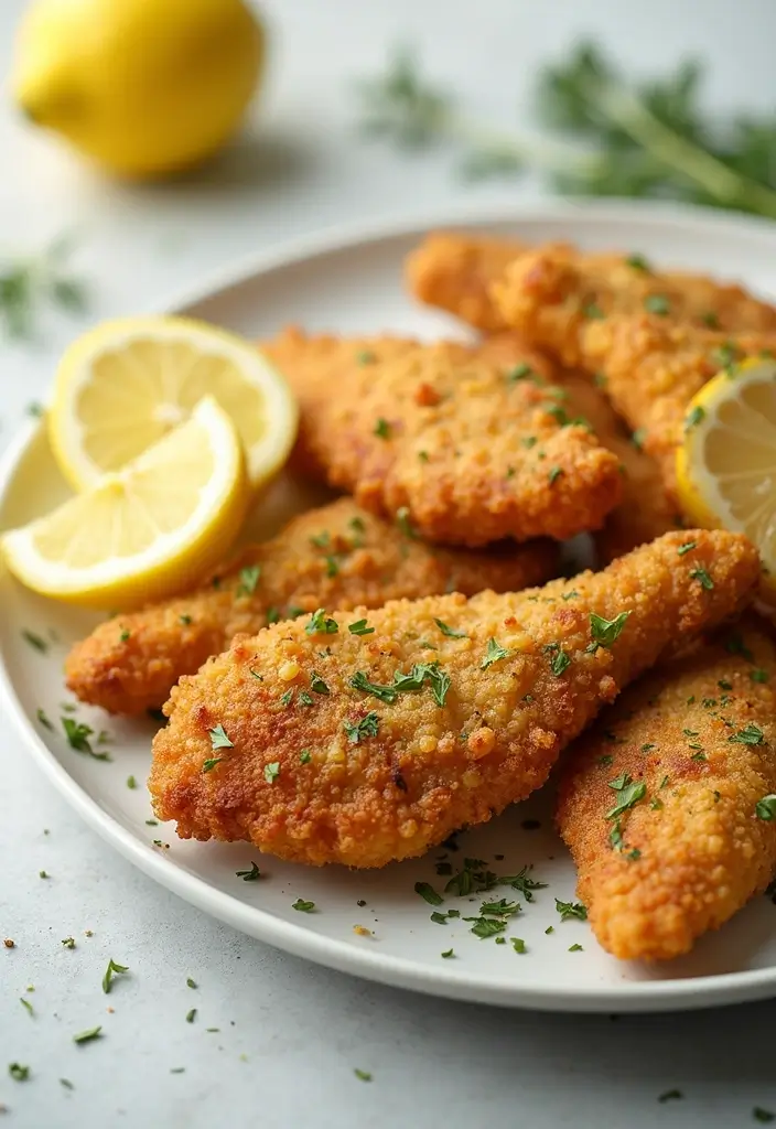 27 Recipes for Chicken Tenders That Are Juicy & Homemade 20 27 Recipes for Chicken Tenders That Are Juicy & Homemade - 4. Lemon Herb Chicken Tenders