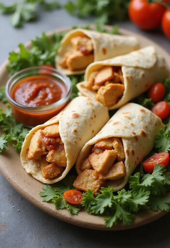 27 Recipes with Rotisserie Chicken That Reinvent Leftovers - 20. Chicken Shawarma Wraps