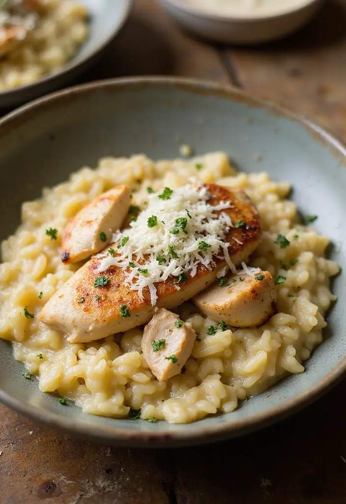27 Recipes with Rotisserie Chicken That Reinvent Leftovers - 26. Chicken Risotto