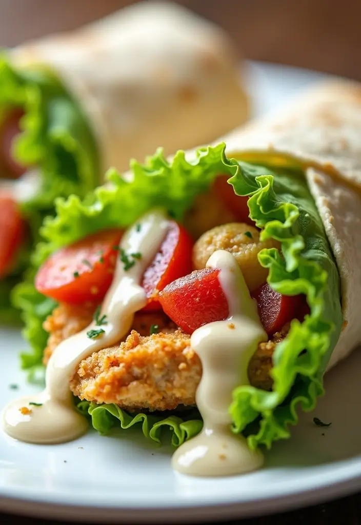 27 Rotisserie Chicken Wrap Recipes That Are Portable & Yummy 2 27 Rotisserie Chicken Wrap Recipes That Are Portable & Yummy - 1. Classic Caesar Chicken Wrap