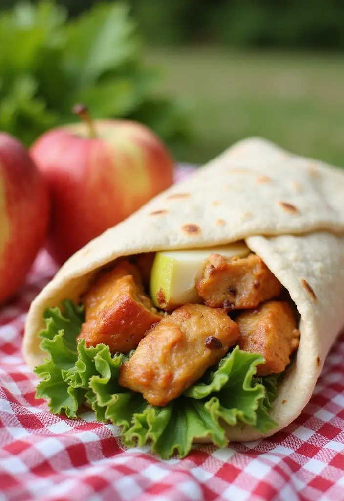 27 Rotisserie Chicken Wrap Recipes That Are Portable & Yummy 18 27 Rotisserie Chicken Wrap Recipes That Are Portable & Yummy - 17. Apple Chicken Wrap