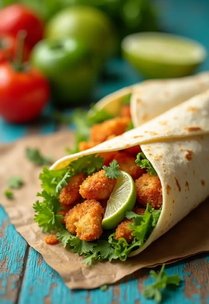 27 Rotisserie Chicken Wrap Recipes That Are Portable & Yummy 20 27 Rotisserie Chicken Wrap Recipes That Are Portable & Yummy - 19. Zesty Lime Chicken Wrap