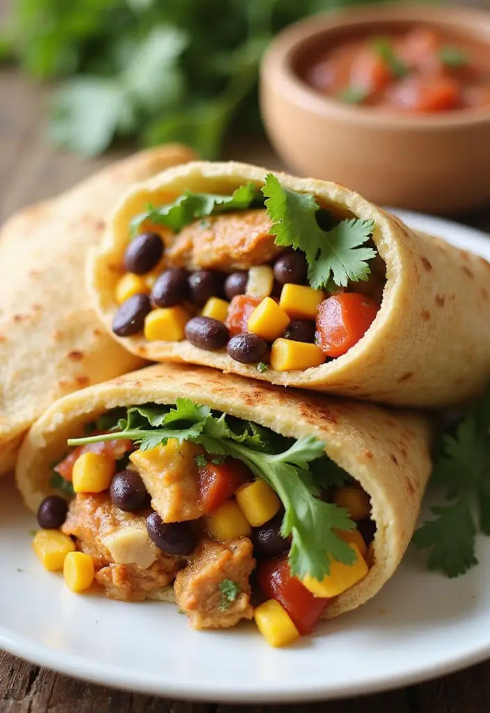 27 Rotisserie Chicken Wrap Recipes That Are Portable & Yummy 3 27 Rotisserie Chicken Wrap Recipes That Are Portable & Yummy - 2. Southwest Chicken Wrap