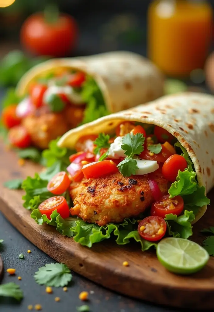 27 Rotisserie Chicken Wrap Recipes That Are Portable & Yummy 27 27 Rotisserie Chicken Wrap Recipes That Are Portable & Yummy - 26. Fiesta Chicken Wrap