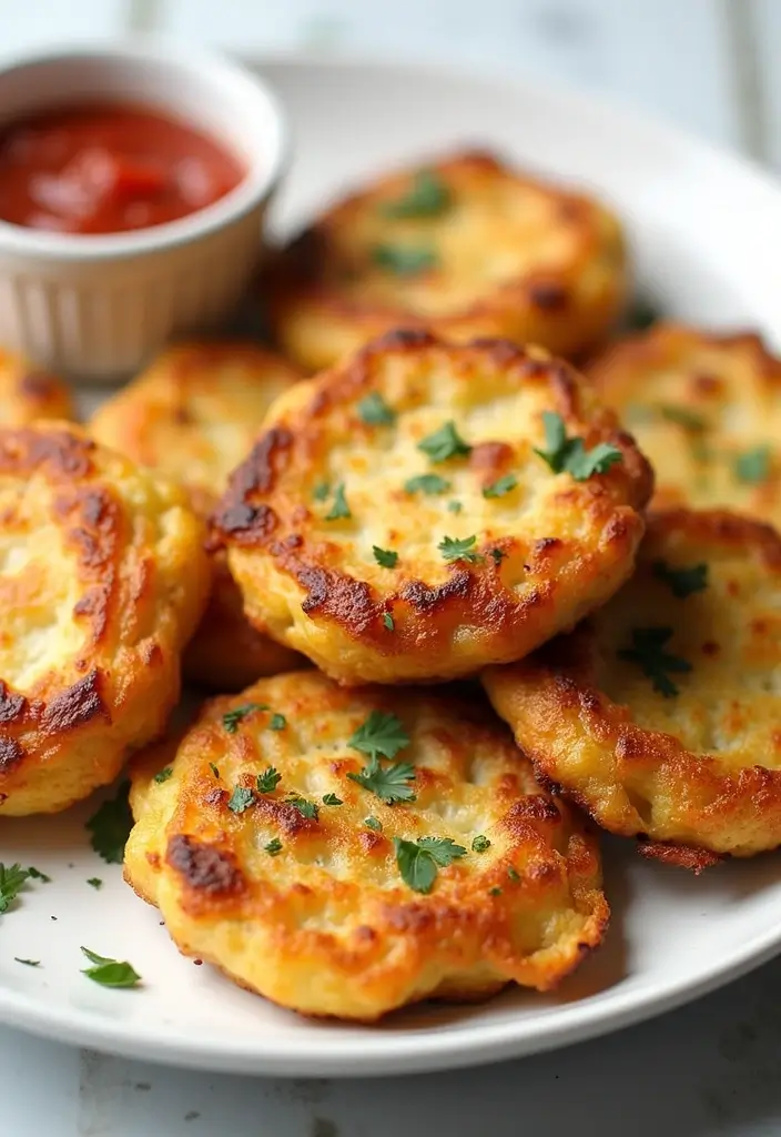 27 Tuscan Chicken Spaghetti Squash Recipes That Are Low-Carb & Delicious - 18. Tuscan Chicken Spaghetti Squash Fritters