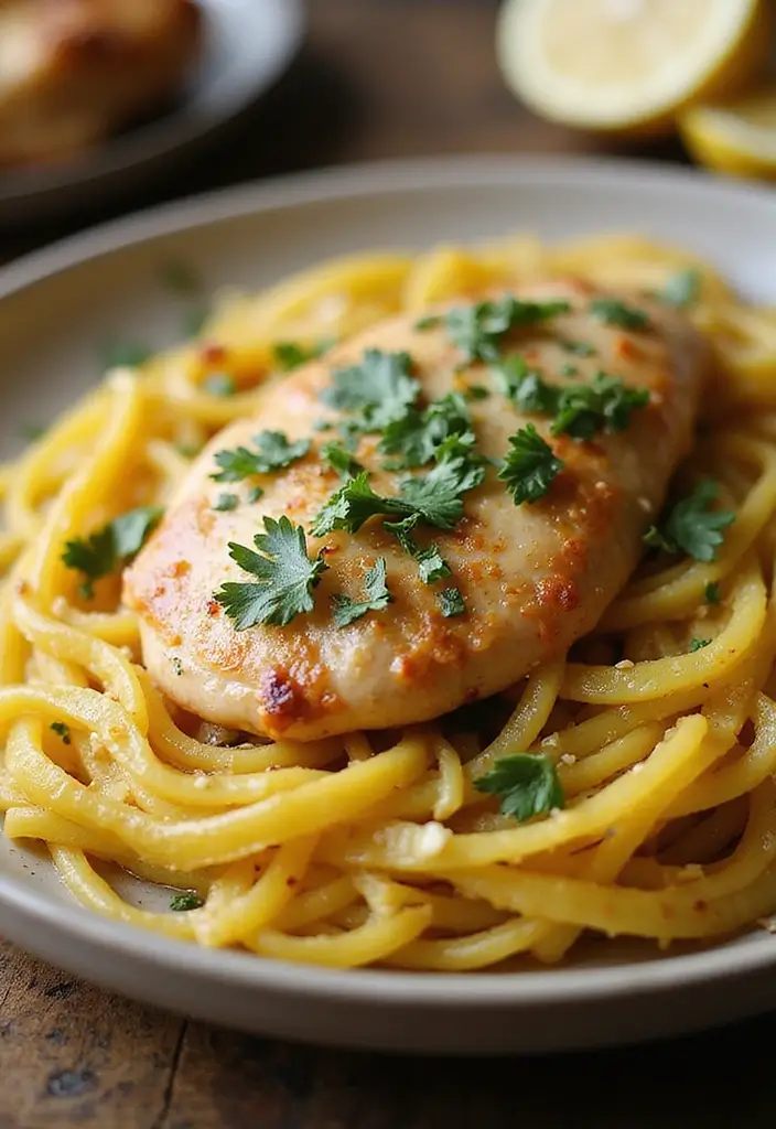 27 Tuscan Chicken Spaghetti Squash Recipes That Are Low-Carb & Delicious - 2. Garlic Butter Tuscan Chicken Spaghetti Squash