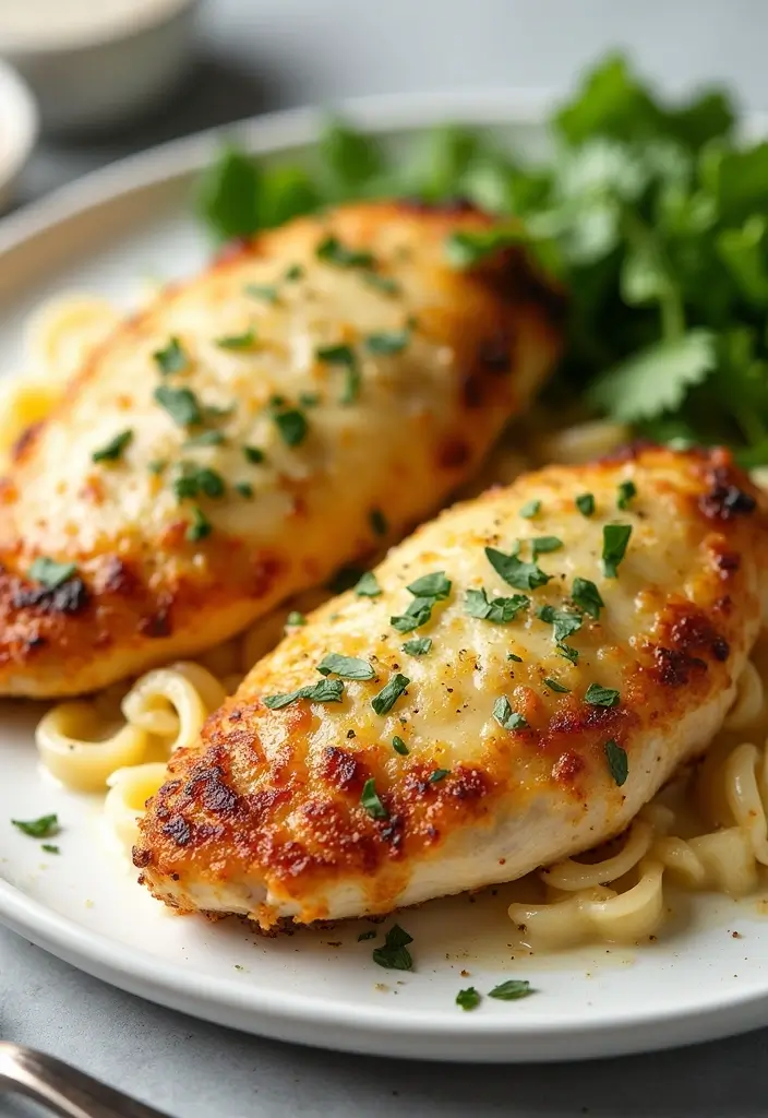 27 Ways to Cook Chicken Breast Perfectly Every Single Time 19 27 Ways to Cook Chicken Breast Perfectly Every Single Time - 18. Garlic Parmesan Chicken Breast for Comfort Food