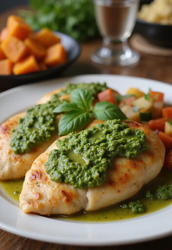 27 Ways to Cook Chicken Breast Perfectly Every Single Time 27 27 Ways to Cook Chicken Breast Perfectly Every Single Time - 26. Chicken Breast with Pesto for Italian Goodness