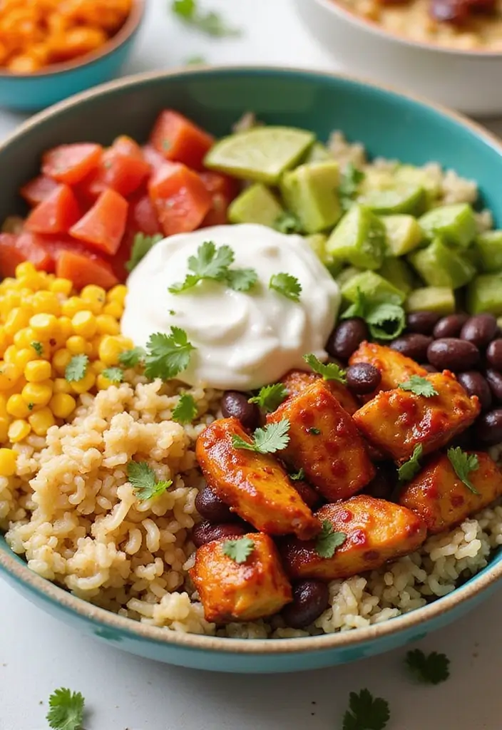 28 BBQ Chicken Instant Pot Recipes Ready in Minutes 13 28 BBQ Chicken Instant Pot Recipes Ready in Minutes - 12. BBQ Chicken Burrito Bowls