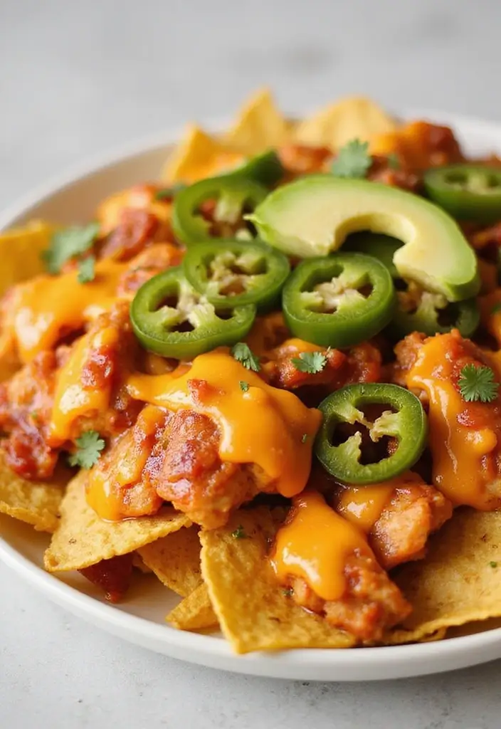 28 BBQ Chicken Instant Pot Recipes Ready in Minutes 15 28 BBQ Chicken Instant Pot Recipes Ready in Minutes - 14. BBQ Chicken Nachos