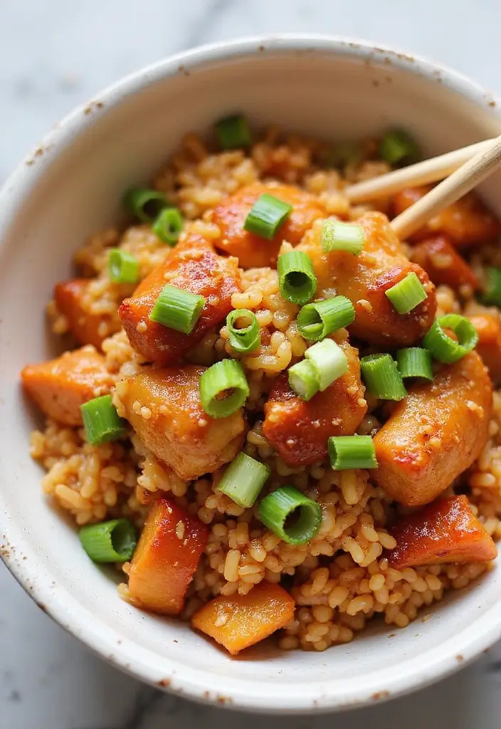 28 BBQ Chicken Instant Pot Recipes Ready in Minutes 22 28 BBQ Chicken Instant Pot Recipes Ready in Minutes - 21. BBQ Chicken Fried Rice