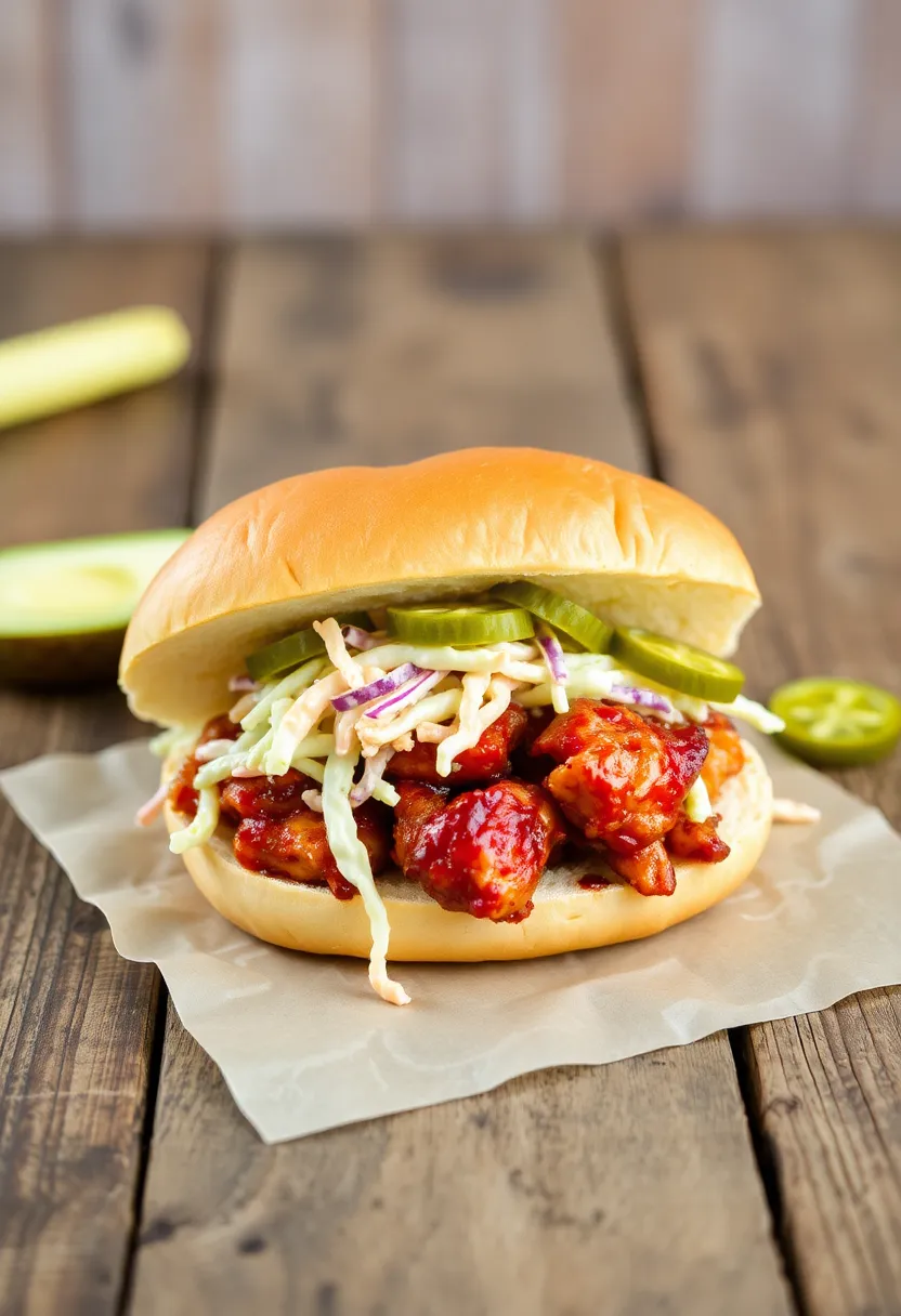 28 BBQ Chicken Instant Pot Recipes Ready in Minutes 29 28 BBQ Chicken Instant Pot Recipes Ready in Minutes - 28. BBQ Chicken Ciabatta Sandwiches